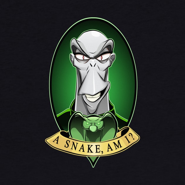 A Snake, am I? by amodesigns